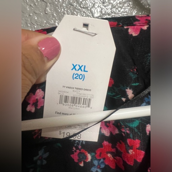 Time and Tru Vneck Dress, new - Picture 4 of 5